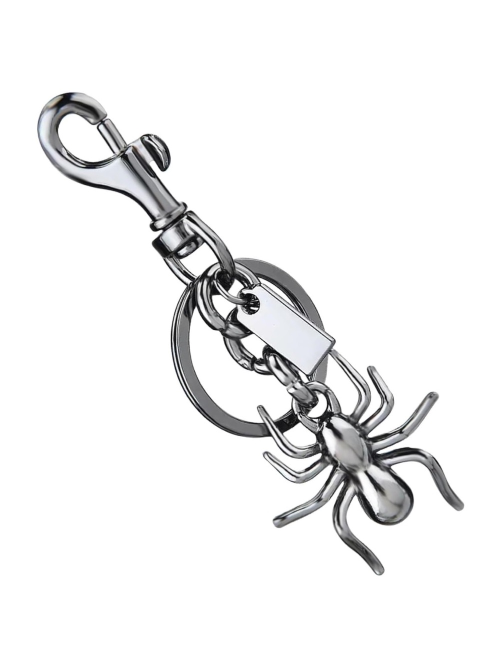 🕷️NEW Spider Bag Charm Silver/ Gunmetal Goth Spooky Punk Emo Biker Halloween